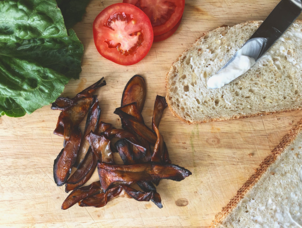 Vegan Mushroom Bacon
