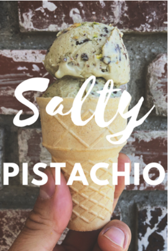 salty mustachioed chocolate pistachio vegan ice cream